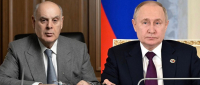 Аслан Бжания и Владимир Путин обменялись поздравительными телеграммами в честь празднования Дня Победы